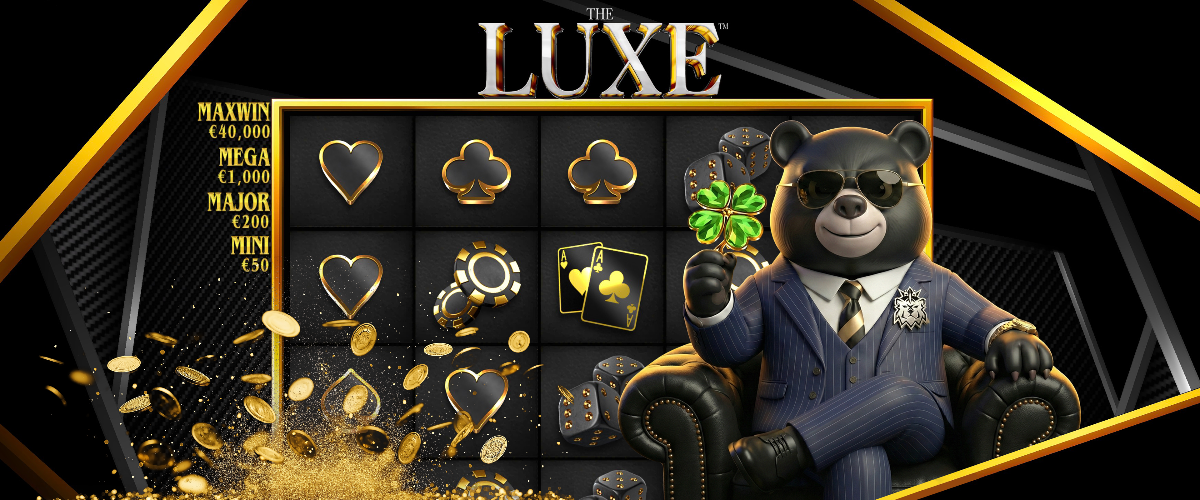 The Luxe攻略黑金奢華遊戲主視覺與5×4盤面